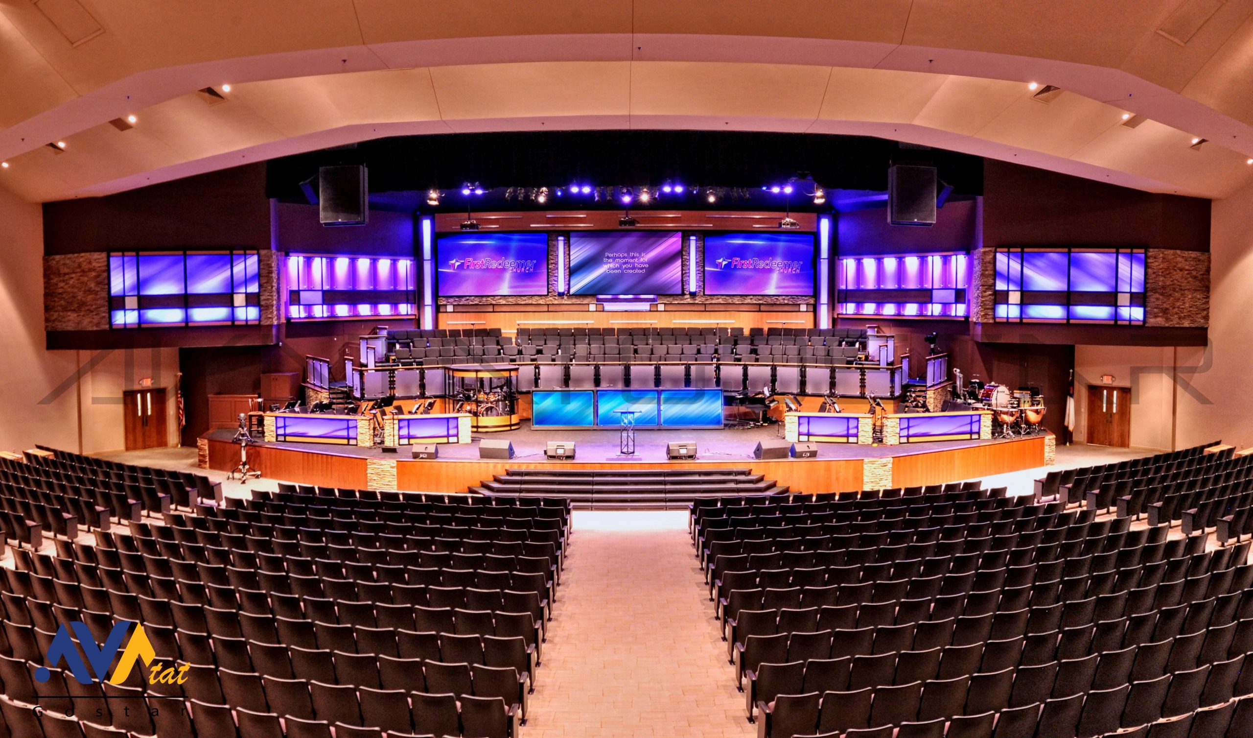 Equipping the amphitheater hall-2 تجهیز سالن آمفی تئاتر | آواتات