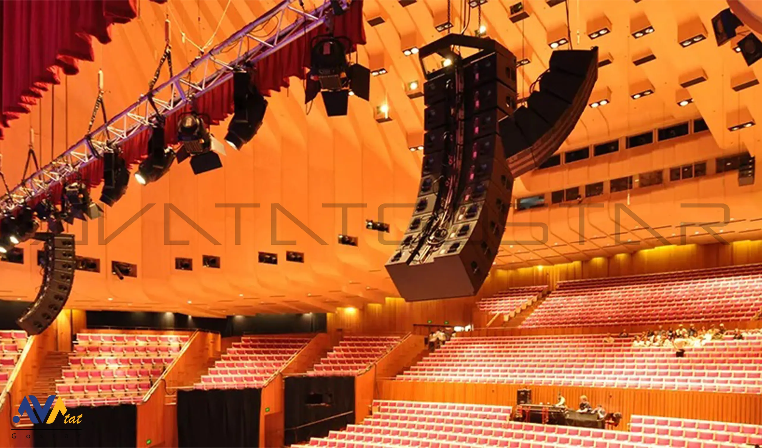 Specialized concert hall projector نورپردازی تخصصی سالن | آواتات گستر